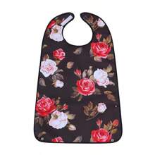1pc/2pcs, Adult Bibs For Women, Reusable Apron, Wipeable With Optional Crumb Collector, Waterproof Washable Restaurant Clothing Protector, Gift For Women/Mom