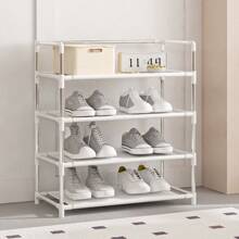 简易鞋架，适用于家庭/公寓入口的多层鞋柜，防尘长鞋收纳架，畅销品 - 彩色 - 查看 16