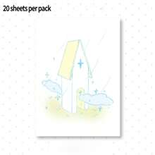 20pcs 23℃ Daily Neutral Memo Note Pages, A5 Notebook Inserts, 74x105mm