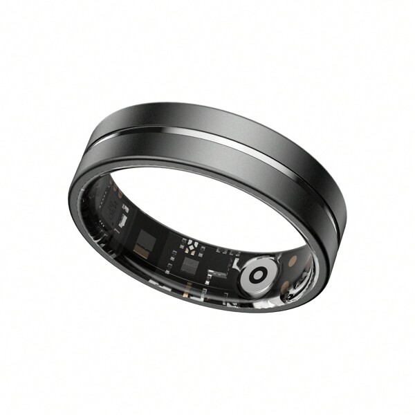 SIMSONLAB Smart Ring For Women Ring Fitness Tracker Sport Smart Ring Compatible With Android And IOS Systems, Stainless Steel Smart Ring With Gesture Photograph Function, Ultra-Low Power Consumption, IP68 Daily Waterproof