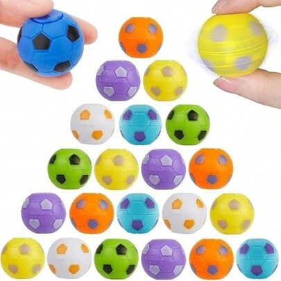 5/10/20/30pcs Mini Finger Spinner Football Toys, Football Themed Party Favors, Spinning Tops, Spinning Balls, Birthday Party Goodie Bag Fillers, Random Colors