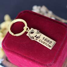 Custom Name Stainless Steel Wedding Key Chain,Gift For Mom ,Large Stainless Steel , Love Key Chain, Personalized Heart, Custom Name Personalized Cute Witch Floral Halloween Stainless Steel Key Chain