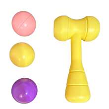 Brinquedo de Bebê Martelinho Poli Baby Didático de Montar e Desmontar de Plástico Polibrinq - BB3034 - Multicolorido - Visão 4