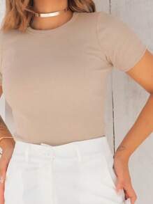 Casual Summer Blouse - Beis - Ver 1