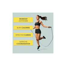 Calitek UBUNG Skipping Rope Fitness With Adjustable Length With Foam Handles Blue 3m - Blue - View 4