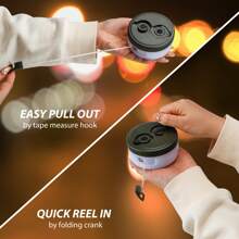 Camping String Lights Camping Lights Waterproof USB Charging Lights, Rechargeable Outdoor String Lights For Camping Yard Hiking - Green - View 3