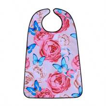 1pc/2pcs, Adult Bibs For Women, Reusable Apron, Wipeable With Optional Crumb Collector, Waterproof Washable Restaurant Clothing Protector, Gift For Women/Mom