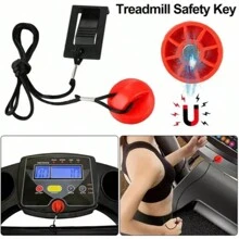 Repuesto, llave de seguridad para caminadora, refacciones para caminadora - Rojo - Ver 5