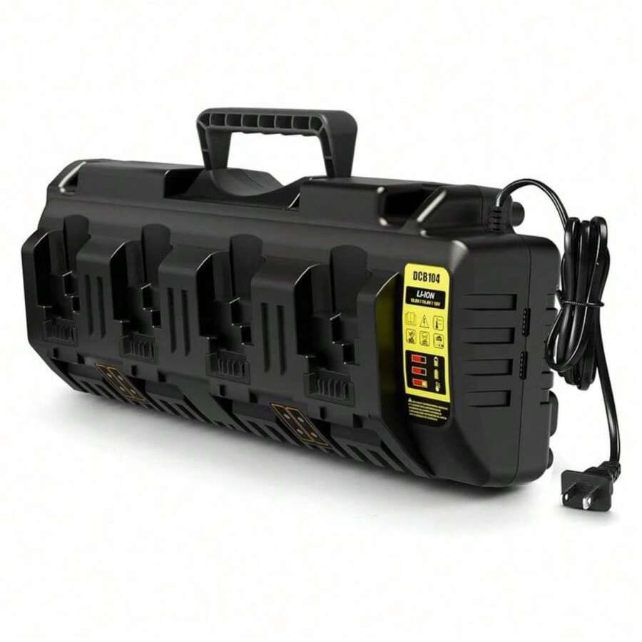 6-Port Fast Charger Station For Makita 18V Batteries - Simultaneous Charging, 3A Per Port, 14.4V/18V Compatible