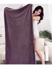 1 条超大浴巾（35.4 英寸 x 70.8 英寸），加厚超大浴巾，柔软、超强吸水、速干、不褪色，用途广泛，适用于运动、旅行、健身、瑜伽、浴袍、浴室用品，也是情人节礼物之选。 - 彩色 - 查看 6