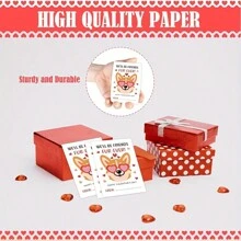 15/25 件狗狗主题情人节卡片，适合年轻人 - 适合送给男朋友和女朋友的完美礼物标签，日常办公用品 - 彩色 - 查看 3