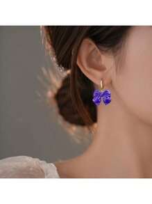 1pc 2-Style Butterfly Hairpin Silicone Mold, Hair Flower Accessory, Suitable For DIY Resin Crafters - Large and Small Bow Molds - View 3