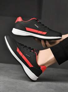 1 Pair Of Shoes Men's Sports Shoes Breathable Men's Casual Shoes Competition Shoes Fashionable Casual Shoes Men's Running Shoes