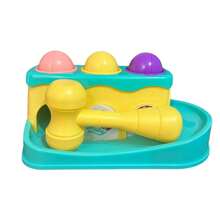 Brinquedo de Bebê Martelinho Poli Baby Didático de Montar e Desmontar de Plástico Polibrinq - BB3034 - Multicolorido - Visão 1