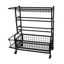 YUNRUX 4-Tier Gym Dumbbell Rack Dumbbell Stand For Dumbbell Rack With Wheels Dumbbell Stand Gym Stand