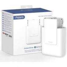 Aqara Smart Curtain Motor E1 Rod Version 1 Pack Requires AQARA Zigbee 3.0 HUB Electric Curtain R For Remote Control And Home Automation Support HomeKit Alexa  Assistant And IFTTT - poleversión - Ver 1