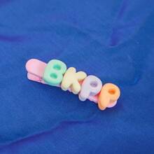 1pc Colorful Mini Alphabet Name Custom Hair Clip, Personalized DIY Cute Gift