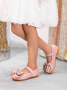 1 双新生儿可爱柔软平底鞋，婴幼儿户外活动鞋，春季 - 粉色 - 查看 6