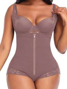 1 Pc Fajas Colombianas Shapewear For Women Postpartum Tummy Control Body Shaper Butt Lifter Bodysuit