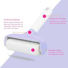 Rodillo de goma para manualidades/, funciona con planchar, vinilo, rodillo de goma reutilizable para proyectos de manualidades y bricolaje - Azul - Ver 7