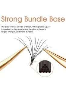 120 pezzi 6D/8D/10D/12D/14D/16D/20D ciglie finte a ventaglio premontate, lunghezze miste da 8-15mm, spessore 0,05mm/0,07mm, curvatura C/D. Estensioni di ciglie a ventaglio premontate, base appuntita, ciglie volumizzanti pre-assemblate, ciuffetti di ciglie, ciglie singole, ciglie finte