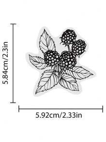 50 Stücke schwarze einfache Pflanzensticker, wasserfeste PET transparente Aufkleber für Laptop, Wasserflasche, Tagebuch, Handy, DIY Dekoration