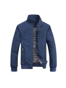 Chaquetas cortavientos para hombre, cortavientos ligeros, chaquetas de golf para exteriores - Azul - Ver 5