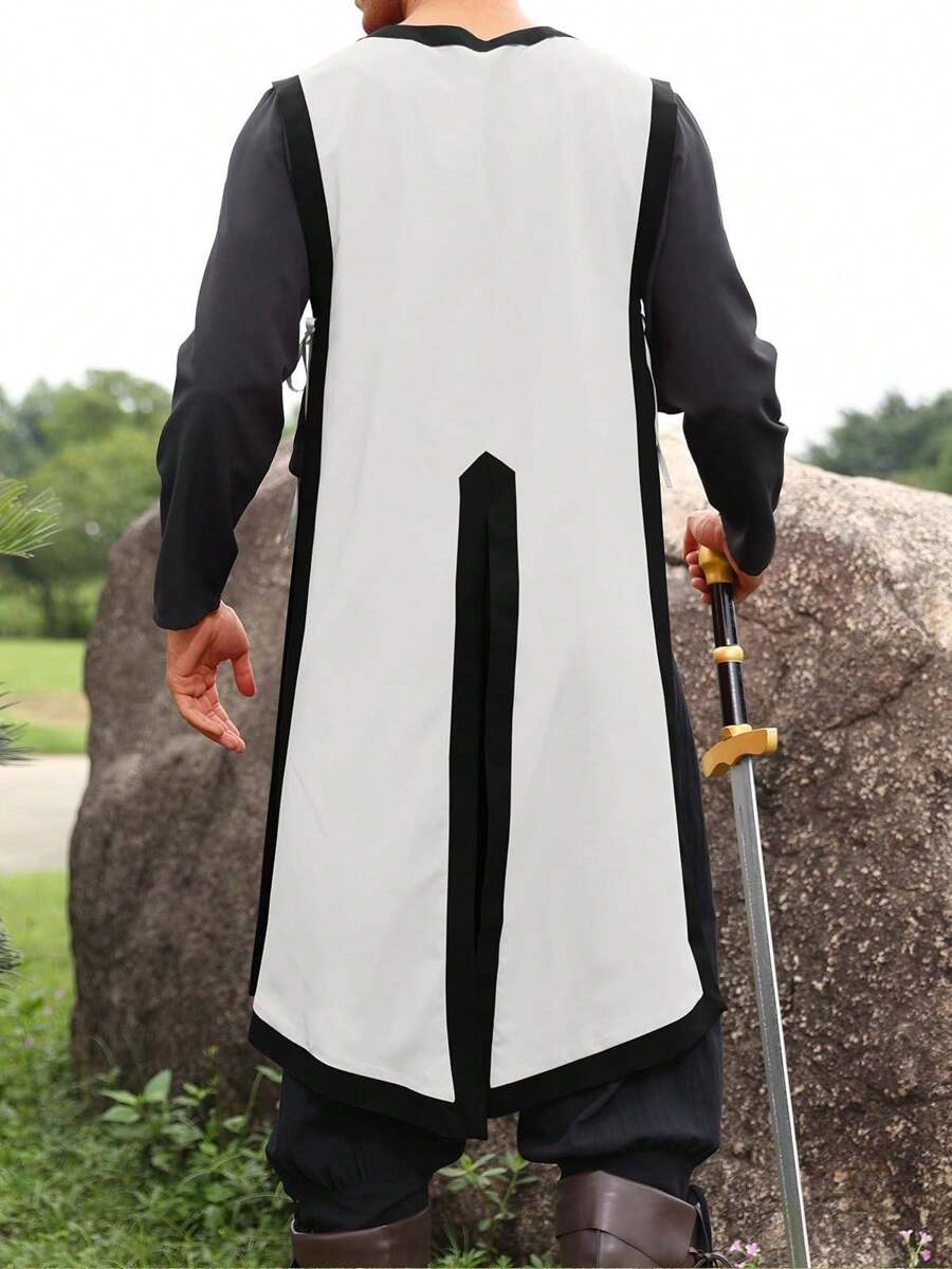 RefinAtti Men's Medieval Renaissance Templar Tunic Viking Knight ...