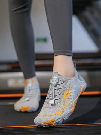 Unisex Indoor Fitness Sports Shoes, Soft Sole Shoes For Driving, Beach, Couples, Men's Fashion Sneakers, Men's Outdoor Sports Shoes, Men's Wading Shoes, Trending Cross-Border Wading Shoes, Men's Breathable Fitness Outdoor Five-Finger Fishing Swimming Beach Running Shoes