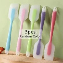 1/3/5/10pcs 8.27x1.5inch小硅胶刮刀厨房小工具烘焙工具多功能一体全包半透明牛油果刮刀蛋糕奶油刮刀耐高温230度奶油刮刀搅拌刮刀 - 彩色 - 查看 12