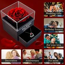 心形锆石爱心妈妈母亲吊坠项链，母亲节生日项链礼物