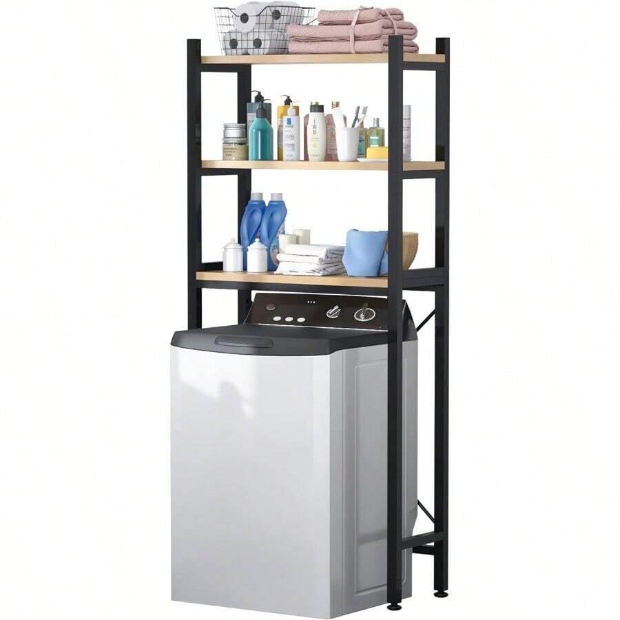 MOYIPIN 3-Tier Over Clamshell Washing Hine Storage Rack Space-Saving ...
