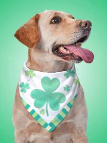St. Patrick's Day Dog Bandana, Suitable For Small And Medium Dogs, High Quality Material, Unisex Design - Multicolor - View 3
