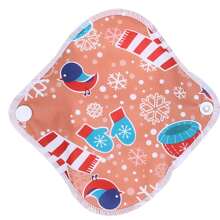Reusable Waterproof Bamboo Charcoal Fiber Menstrual Pad Washable Cloth Women Sanitary Napkin