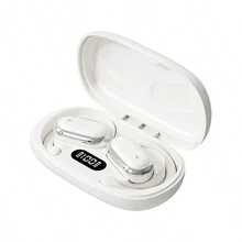 Auriculares inalámbricos con clips para dormir, mininiauricula deportiva TWS HIFI con graves estéreo HD y llamada, auriculares estéreo compatibles con Android e iPhone, piezas de música y auriculares inteligentes