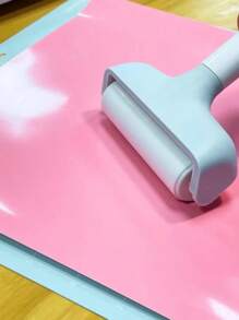 Rodillo de goma para manualidades/, funciona con planchar, vinilo, rodillo de goma reutilizable para proyectos de manualidades y bricolaje - Azul - Ver 5