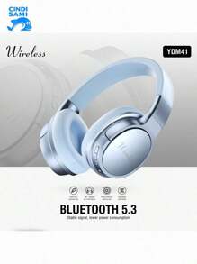Wireless Headband Headphones Head-Mounted Wireless Bluetooth Headphones, Computer Gaming Competition True Noise Cancelling, Super Sound Isolation Anti-Noise In-Ear Headphones - 新黑色 - 查看 5