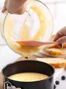 1 件可定制硅胶刮刀，烘焙刮刀工具，耐高温不粘洗碗机安全，多色，厨房烘焙工具，烹饪用具