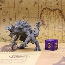 Unleash The Epic Monster Tarrasque - High-Definition 3D Printed Fantasy Miniature - Immersive Tabletop Gaming Experience For Role Playing And Board Game Adventures