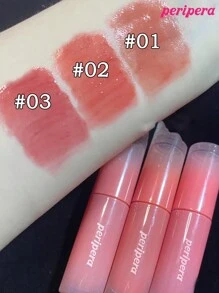 Peripera K-Beauty Ink Mood Glowy Tint，Water Bare Tint，Mirror Watery Lip Gloss，Glass Lip Gloss，丰盈，自然保湿，轻盈，提亮，持久显色，舒适不粘腻，适合戴口罩，不泛白，K-Beauty，韩国化妆品
