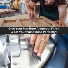 高品质乳胶干湿砂纸砂纸 - 600、800、1000、1200 粒度多种砂光汽车、木工家具、金属表面处理、手动砂块砂光机 - 彩色 - 查看 5