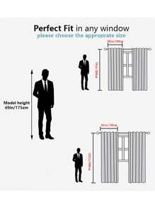 2 件日式休闲简约加厚亚麻薄纱窗帘，半透明但不透视，适用于客厅、卧室、阳台、日常家居装饰