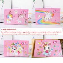 150 pièces Set de peinture pour enfants, Fournitures d'art dans une boîte colorée, Set d'outils de peinture, dessin et écriture, comprenant des pinceaux, crayons, stylos aquarelle, crayons de couleur, ciseaux, règle, jouets de dessin Montessori, cadeau scolaire, anniversaire, Noël, Halloween, Pâques, Thanksgiving