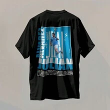 Playera Hombre Camisa Julián Álvarez Fútbol Manchester City - Negro - Ver 5