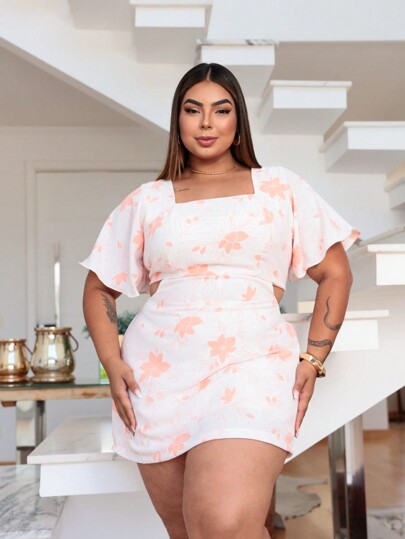 Vestido Macaquinho Plus Size Veste 46 ao 50