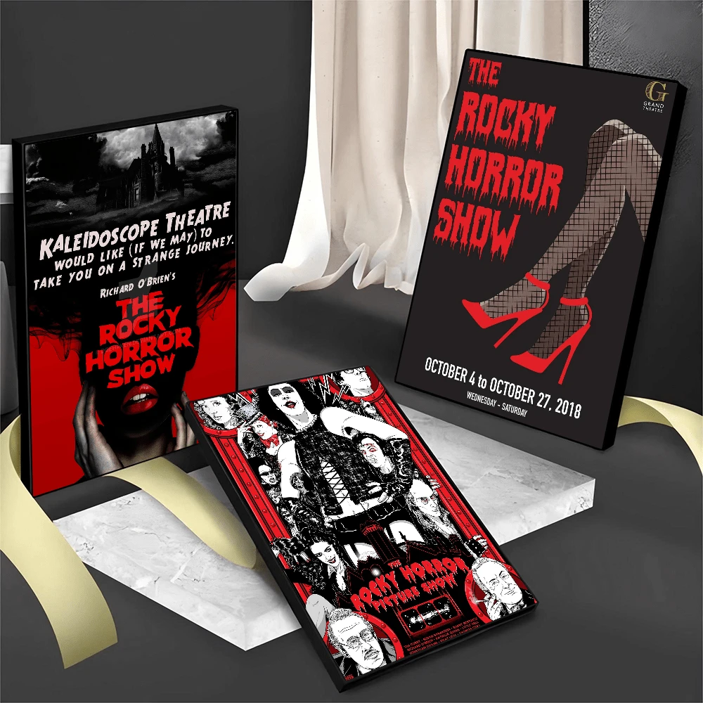 1 件无框《洛基恐怖秀》电影优质印刷品和海报高清品质海报墙面艺术画书房家居装饰音乐海报帆布画墙面艺术画房间家居装饰帆布画客厅餐厅厨房墙壁画艺术墙 - 彩色 - 查看 1