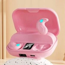 New Senyang True Wireless 5.3 In-Ear Smart Sleeping Confortable Headset Music Earbuds Video TWS HIFI Bass 9D Stereo HD Calling Earphones For Android Compatible With Iphone Cellphone Sport Earpieces Sleep Headphones