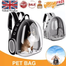NetHong Astronaut Window Dog Cat Pet Travel Bag Carrier Breathable Transparent Backpack - Black - View 4