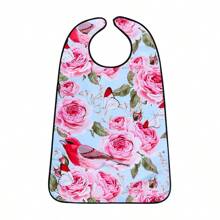 1pc/2pcs, Adult Bibs For Women, Reusable Apron, Wipeable With Optional Crumb Collector, Waterproof Washable Restaurant Clothing Protector, Gift For Women/Mom