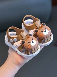 Toddler Closed Toe Sandals, New Summer Designs For Baby Girls/Boys, Anti-Slip Soft Bottom Indoor/Outdoor Crawling/Walking Shoes, 0-3 Years Old - Coffee Brown - View 9
